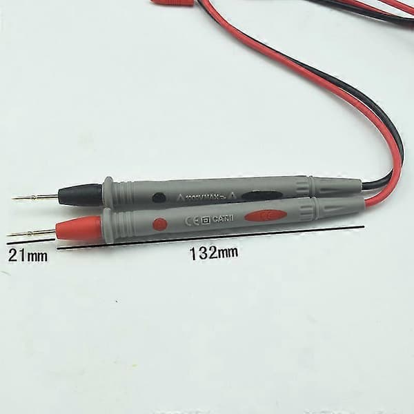 1000V Universal Digital 20A Multimeter Testpenna Fin Spets Multimeter Pennspets Digitalt Tillbehör, 1-pack [D]