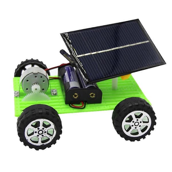 Solcellsdriven bil DIY monteringssats för barn Pedagogisk leksak Plastmaterial 1 styck[D] Multi