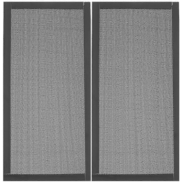 2st Magnetiskt dammfilter Praktiskt datorfodral Fläkt Dammtät nätduk [D] Black 24x12cm