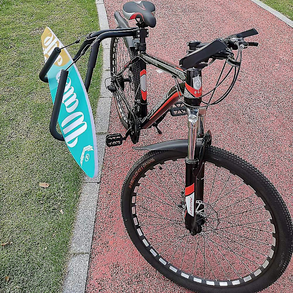 Surfbrädehållare för cykel Universal Robust Surfbrädeställ för landsvägscykel[D] Black