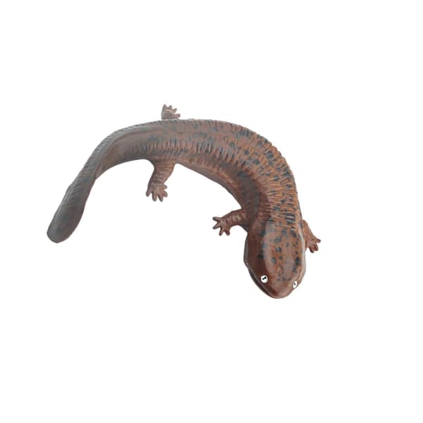 Salamander Legetøjsfigur Alder 3+ Drenge Piger Simulation Vilde Dyr Statue grå[D] brown