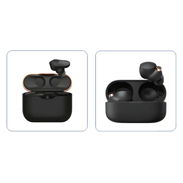 1 Set Öronproppar för WF-1000XM4 WF-1000XM3 Hörlurar Mjuka Öronkåpor Transparent