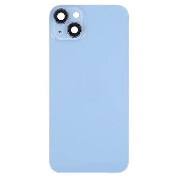 Glas Batteri Bagside Cover med Holder til iPhone 14 Blue