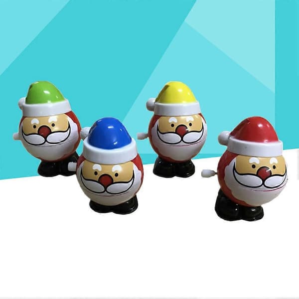 Julleksaker Jultomte Uppdragbar Gående Leksak för Småbarn 2st[D] Multi 1pc