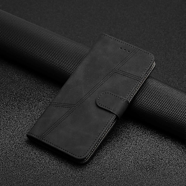 Sytt Läderfodral för iPhone 16 Pro Max Black