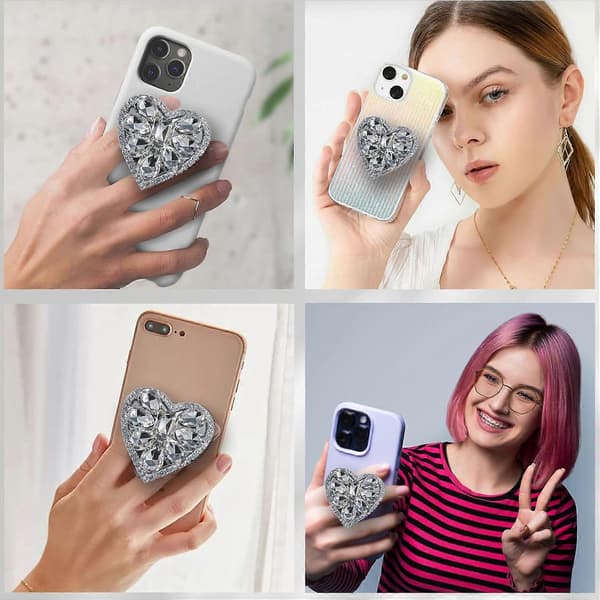 Søtt diamantfoldbart telefonstativ [D]