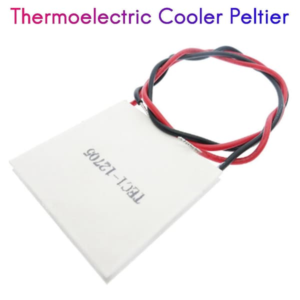 Tec1-12705 Termoelektrisk Køler Peltier 40x40mm Tec12705 Peltier Elementer Modul Til Køler Radiat[D] white
