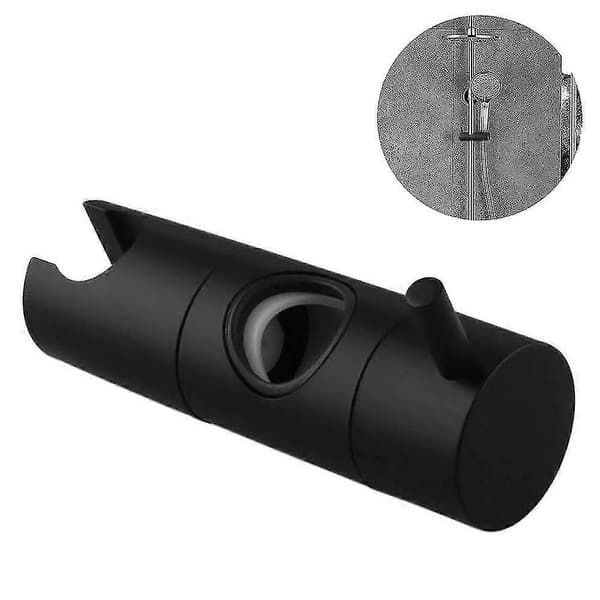 Dusch Slider Riser Rail Krom Dusch Justerbar Huvudhållare[D]