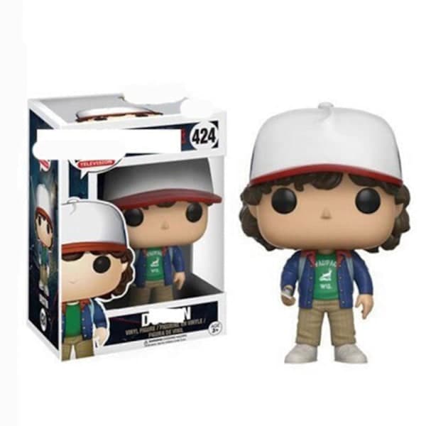 Stranger Things Wheeler Hunter Vinylfigur Dustin 1, Samlerobjekt TV-karaktermodel Legetøjsgave til Fa