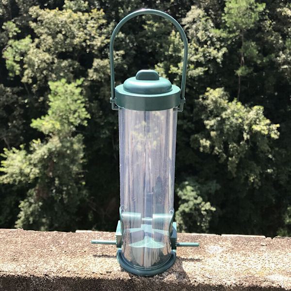 Fuglefoderbræt til udendørs brug, Fuglefoderbræt, Hængende fuglefoderbræt med låg, Vandtætte frøfoderautomater til vilde fugle udendørs i haven Transparent Plastique