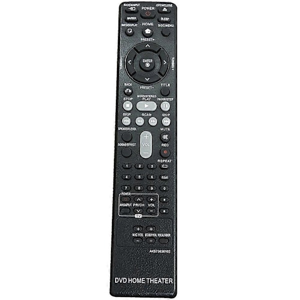 Fjernkontroll for LG DVD HOME THEATER AKB73636102 - Erstatning