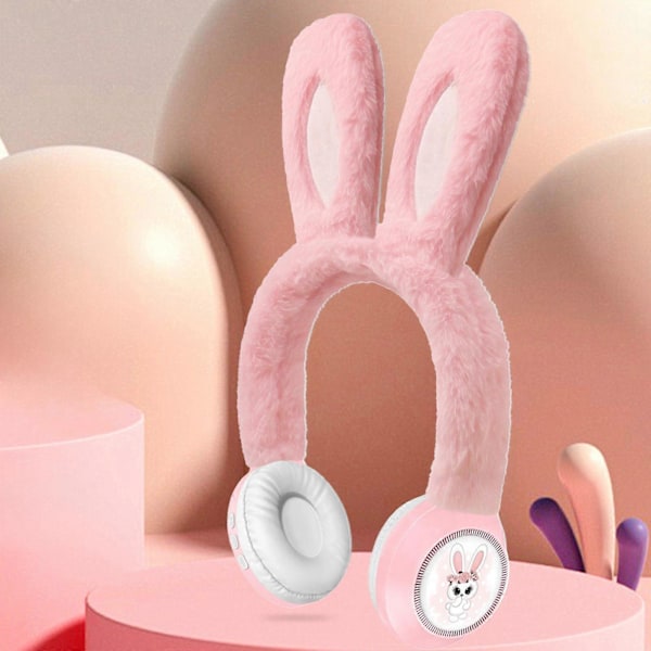 Gaming Headset Thanksgiving 832 Kompositionel Animation Kaninører Plys Hovedbeklædning Bluetooth Høretelefoner Trådløse Børn Sød Og Interessant PK