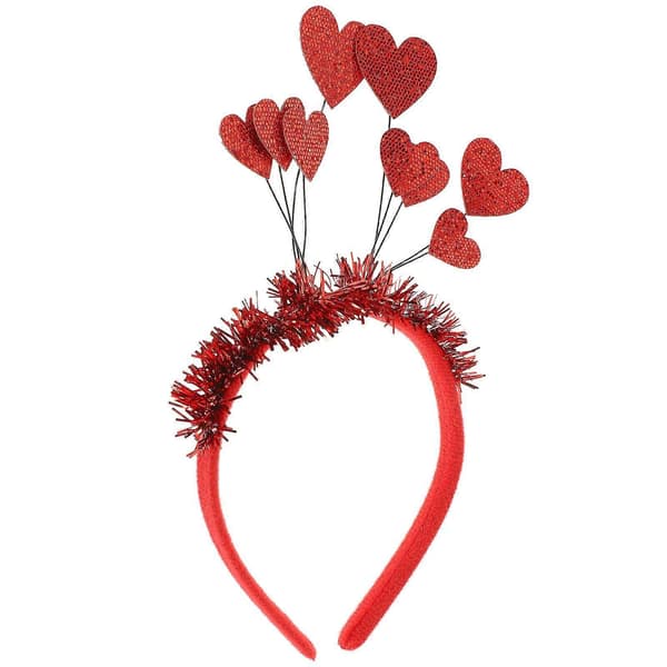 1 stk. Hår Hjerte Dekor Hårbøjler Hårtilbehør til Valentinsdag Fest[D]