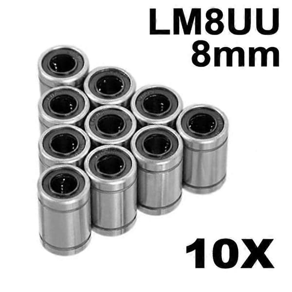10 st/förpackning 8 mm LM8UU Linjär Rörelse Bussning Kullager LM Serie[D]