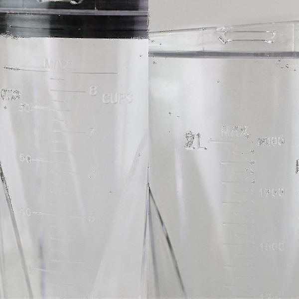 Transparent Blenderbehållare med blad för Vitamix Blender, 64oz