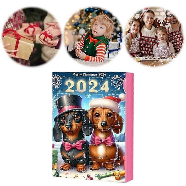 2024 Gravhund Julekalender 24 Dages Jule Samlerobjekt[D]