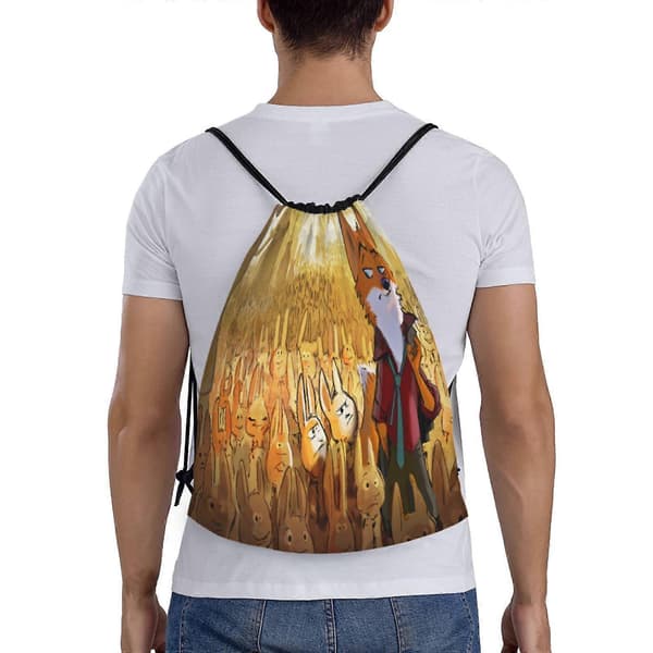 s50 Zootopia Canvas dubbel axelryggsäck effektiv design för fullpackade scheman k50[D]