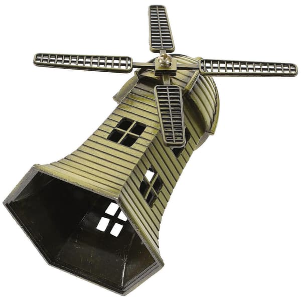 Retro Stil Vädermölla Staty Hem Vädermölla Multi 9X6.2X13CM Dekoration 1St[D] Multi 9X6.2X13CM