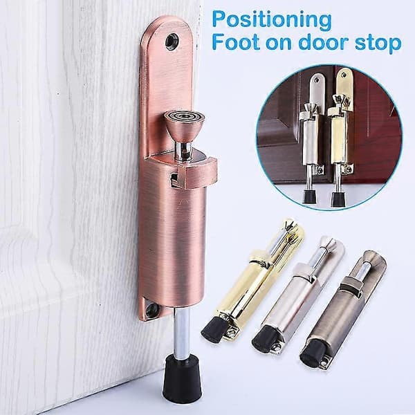 Downshift dørstopper Fodpedal dørstopper Justerbar downshift bronze mast Dørstopper 1 stk.[D]