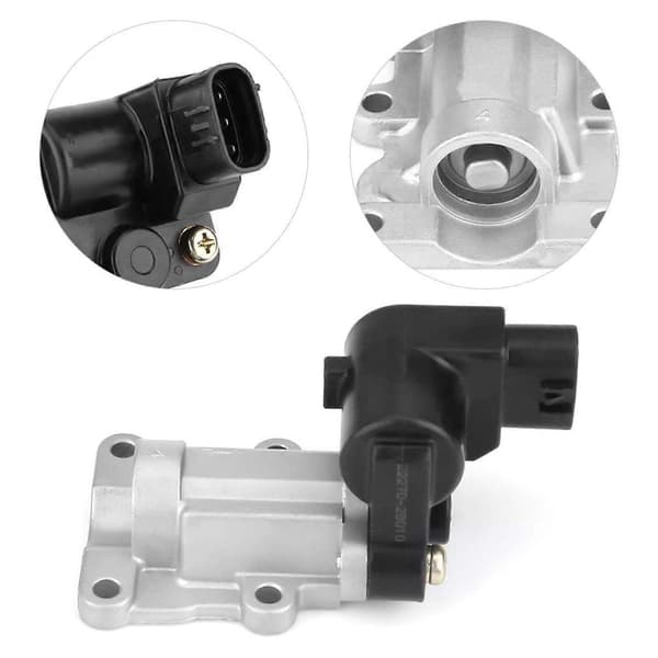 Tomgangsregulator IACV til bil, til 2001-2003 22270-28010 2227028010[D] black  silver