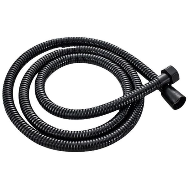 1,5M Mat Sort Bruseslangeforbindelse, Universal Rustfri Stål Bruseslangekabel, Eksplosionssikker Noir 250 g