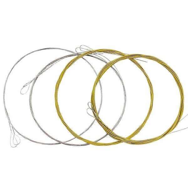 IRIN M101 Komplett Set Mandolinsträngar Bronslindade Rostfritt Stål Silver & Gyllene Färg (.010-.034)