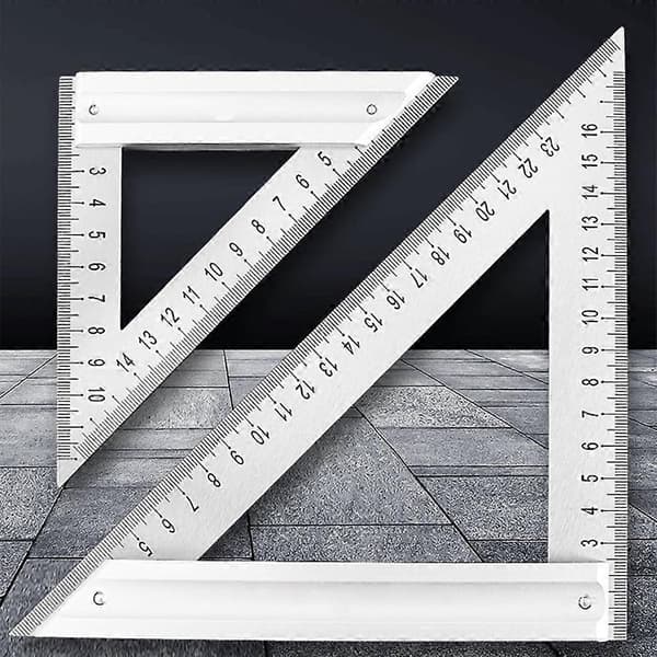 Snekker Tømrer Vinkel, Aluminium Vinkel Tømrer [D] 18CM