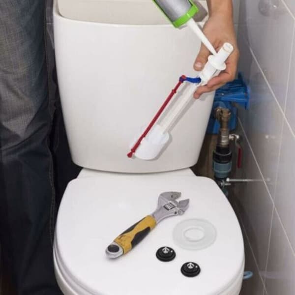 Stk SIAMP Lavstrøms flydeventilmembran + 4 stk. toiletskylleventilskive til vedligeholdelse 0.05