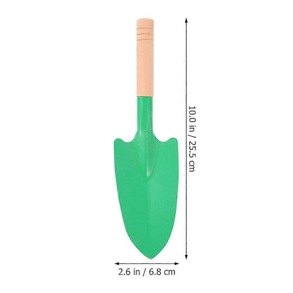 8 kpl lapioita puutarhanhoitoon, metallinen puutarhalapio, pieni lapio, käsikäyttöinen lapio [D] Green 25.5X6.8CM