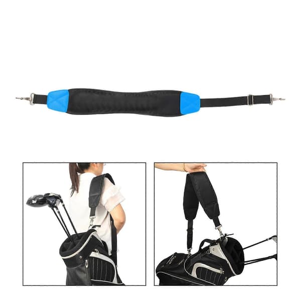 Simpel golfbag skulderrem udskiftning bærbar taske[D] Blue