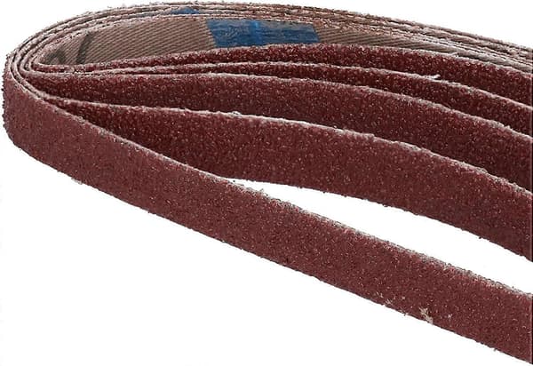Bandslipmaskin Fingerfil Slippapper (10st, rödbrun)[D]