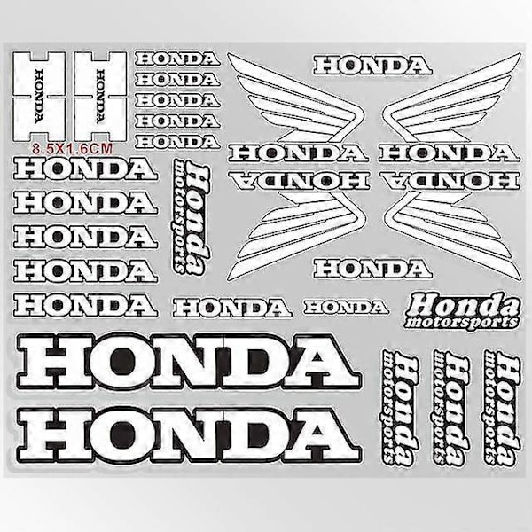 Honda Stickers Decals Motorcykel Tank Logo Kit FG151