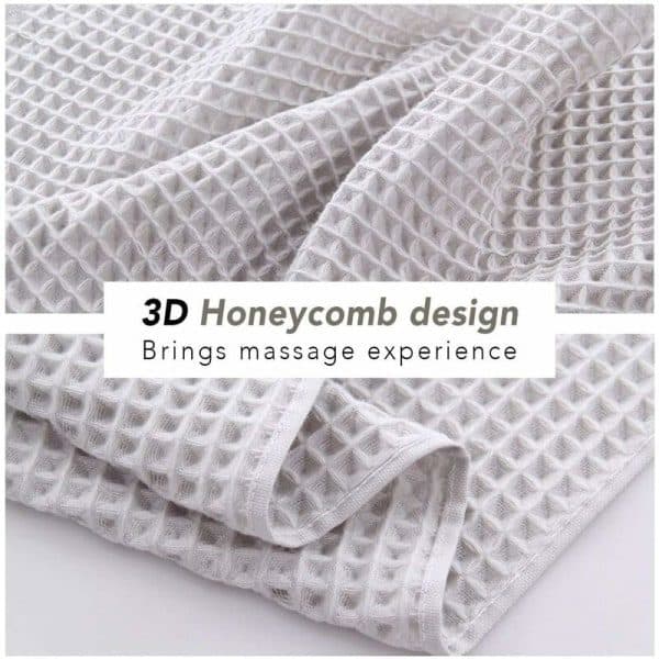Mykt 3D Honningkake Design Teppe 34x74 cm[D]