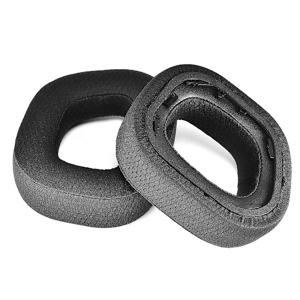Elastiske øreputerdeksler for Corsair HS80 RGB hodetelefonpute øremuffer PU fleece