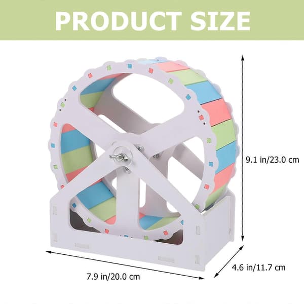 Hamstertilbehør Løpehjul for Piggsvin 2 Sett[D] Multi 23X20CM