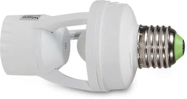 Glödlampshållare med rörelsedetektor Säkerhetsdetektering E27 60w Rörelsesensor[D]