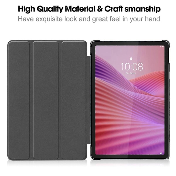 Til Lenovo Tab TB311FU Etui Anti-Drop Læder Stand Tablet Cover[D] Multicolor Grey