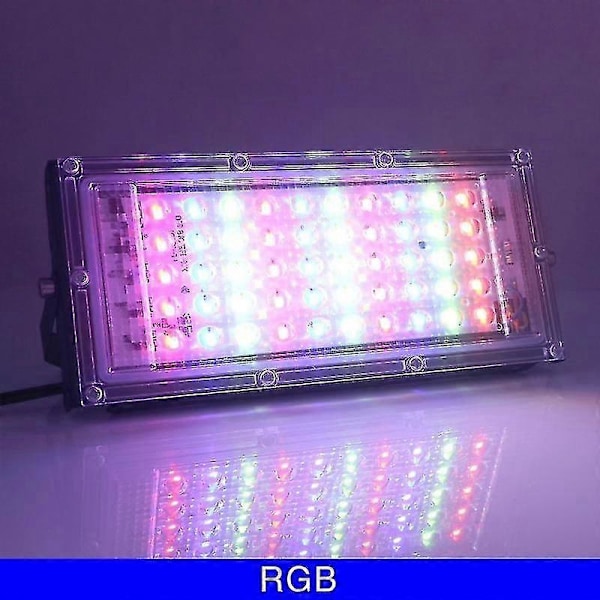 50w Ip65 Vandtæt Udendørs Led Projektør[D] RGB