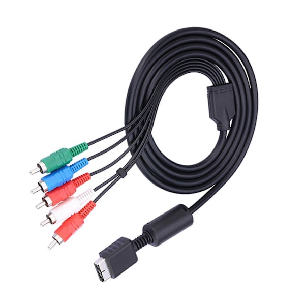 AV Multi-utgangskabel for komponentvideo og lyd for PlayStation 2 og PlayStation 3