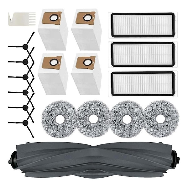 För Dreame L20 Ultra Robotdammsugare Huvudsida Borste Hepa Filter Moppduk Dammsugarpåsar Reservdelar [DB]- Perfet As Shown