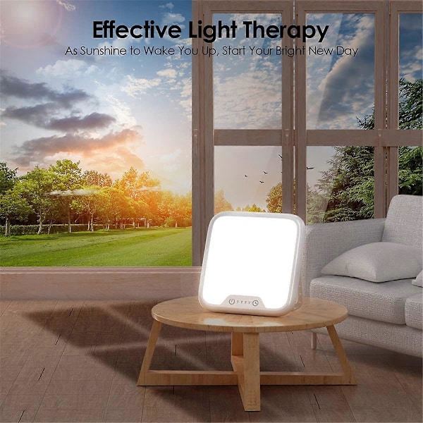 SAD Lysterapi Lampe Fuld Spektrum Bionisk Solar Sæsonbestemt EU STIK[D] White