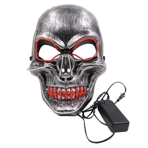 Halloween LED-naamio valaiseva kauhunaamio