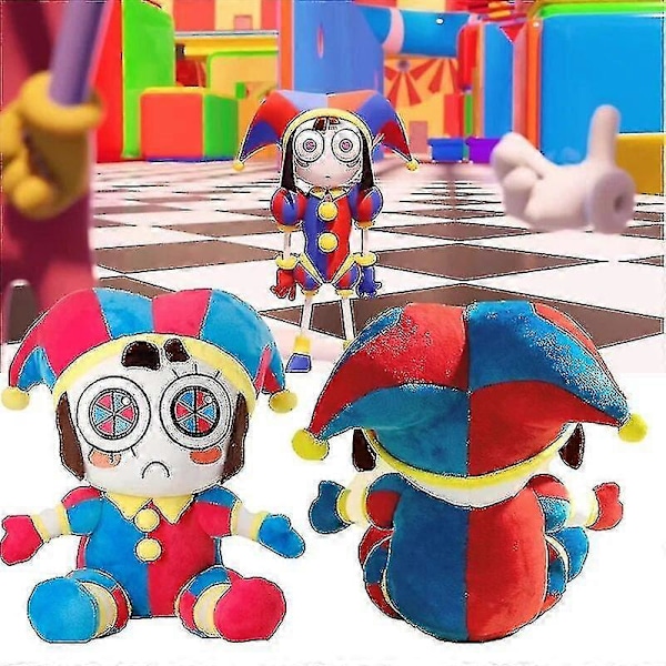 2024 The Amazing Digital Circus Pomni Jax Plysch Cartoon Plushie Leks Teater Kanin Dockad Leksaker Barn Jul Barn Presenter