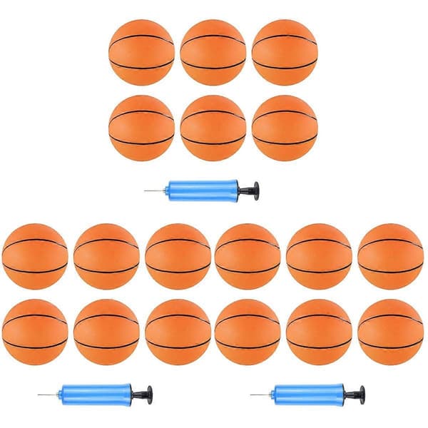 Basketball legetøj til børn, 3 sæt oppustelige orange bolde [WSY]