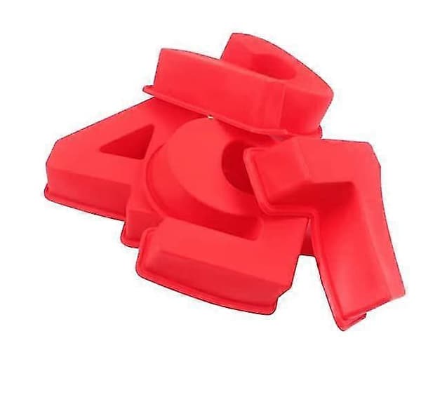 Silikon Bakeformer Kakeformer 0-8 Tall Kake Til Bursdag[D]