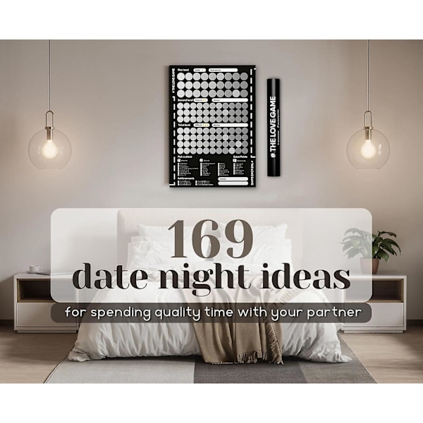 2024 Nytt Romantisk Parspill med 169 Kjærlighetsoppgaver - Posisjoner & Samtaler & Date Night IdeerC5-YT[C]