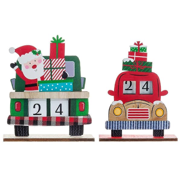 DIY Julekalender for Bil Advent Dekor og Festlig Ornament[D] Green
