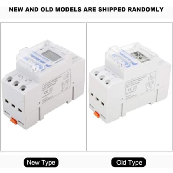 TM919A-4 12V Timer, Tidsrelé med LCD-skjerm og nedtellingstimer, Avtakbart batteri, 12V DC, 16A（D）