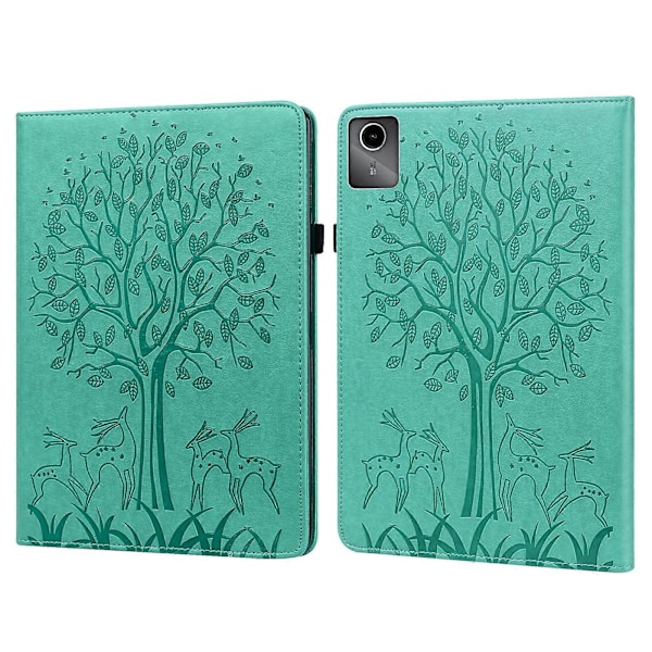 PU Nettbrettveske For Lenovo Tab M11 / Xiaoxin Pad 11 2024[D] Green