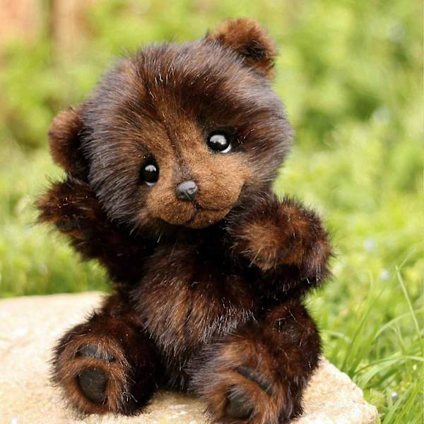 Håndlavede Plys Bamser - Sød Bamse Fylddyr, Livagtig Klassisk Teddybjørn, Premium Fylddyr-SDR